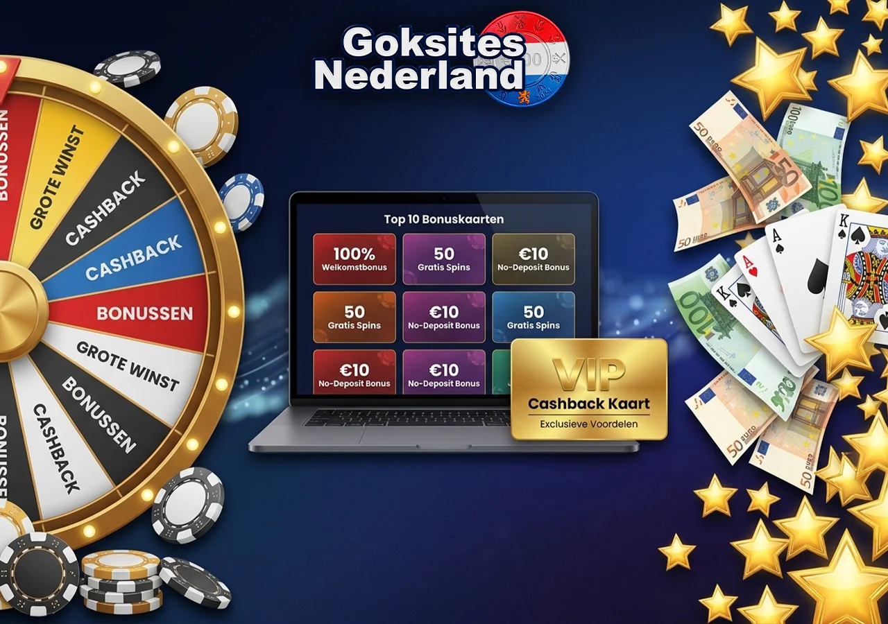 Wekelijkse cashback en VIP-beloningen bij Top 10 goksites van Nederland.